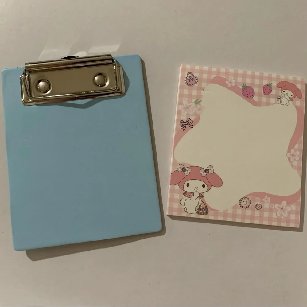 Sanrio My Melody Mini Clipboard with Memo Pad